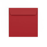 Envelope vermelho escuro 155x155 mm