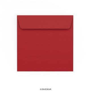Envelope vermelho escuro 155x155 mm
