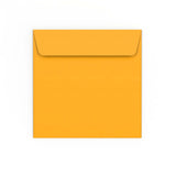 Envelope amarelo mostarda 155x155 mm