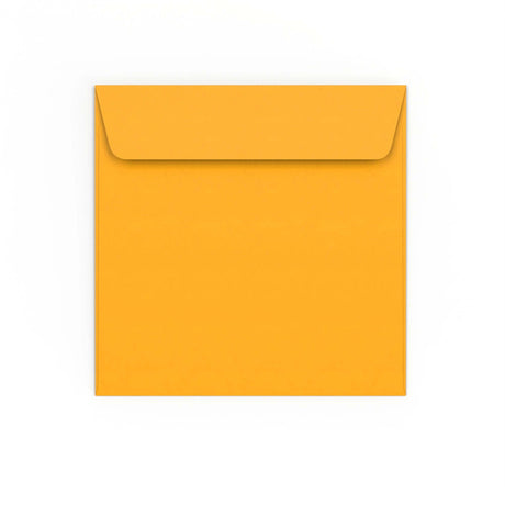Envelope amarelo mostarda 155x155 mm
