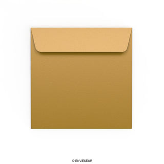 Envelope dourado 155x155 mm