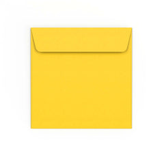 Envelope amarelo 155x155 mm