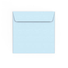 Envelope azul pastel 155x155 mm