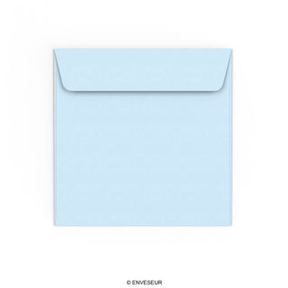 Envelope azul pastel 155x155 mm