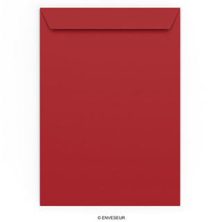 Envelope vermelho escuro 324x229 mm (C4)
