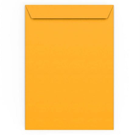 Envelope amarelo mostarda 324x229 mm (C4)