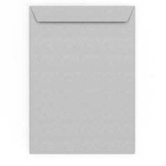 Envelope cinza pastel 324x229 mm (C4)