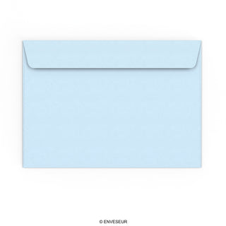 Envelope azul pastel 162x229 mm (C5)