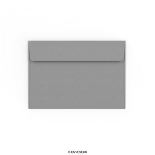 Envelope cinza 114x162 mm (C6)