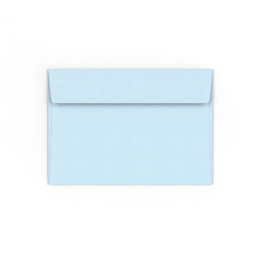 Envelope azul pastel 114x162 mm (C6)