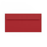 Envelope vermelho escuro 110x220 mm (DL)