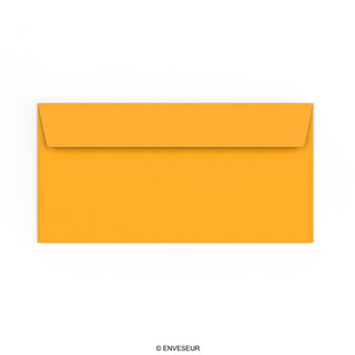 Envelope amarelo mostarda 110x220 mm (DL)