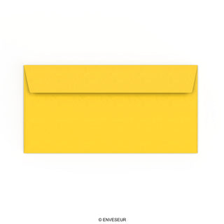 Envelope amarelo 110x220 mm (DL)
