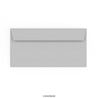 Envelope cinza pastel 110x220 mm (DL)