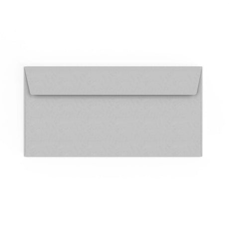 Envelope cinza pastel 110x220 mm (DL)