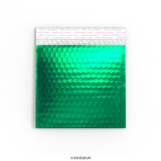 Envelopes almofadados com bolha metálica brilhante