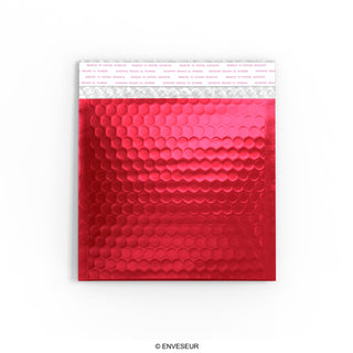 Envelopes almofadados com bolha metálica brilhante