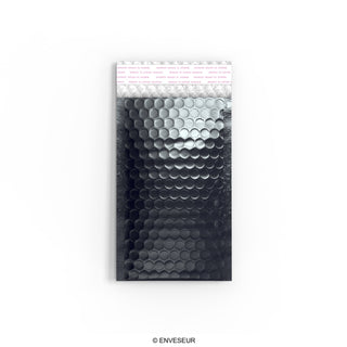 Envelopes almofadados com bolha metálica brilhante