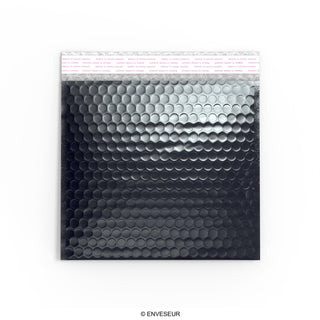 Envelopes almofadados com bolha metálica brilhante