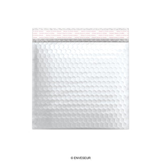 Envelopes almofadados com bolha metálica fosca