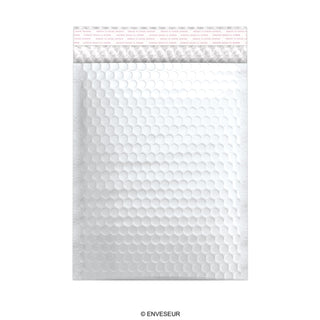 Envelopes almofadados com bolha metálica fosca