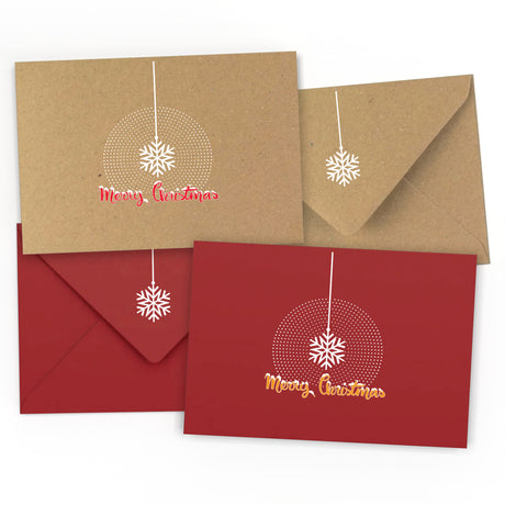 Envelope Motivo Natal Floco de neve