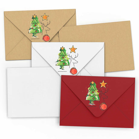Envelope Natalício Árvore de Natal