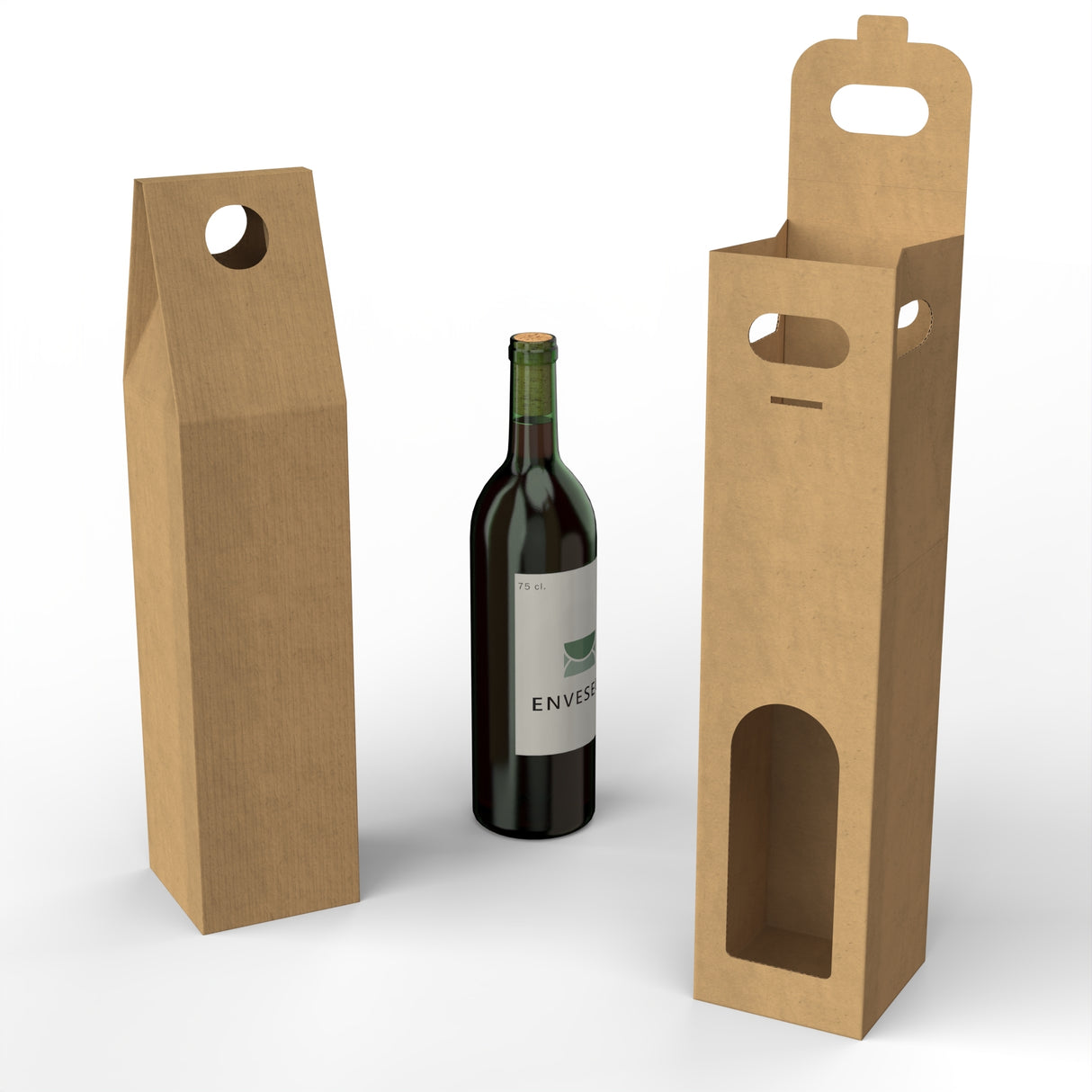 Caixa para garrafas de vinho (75cl.)