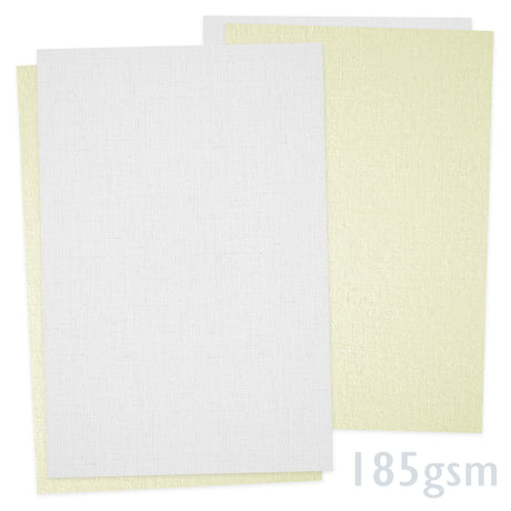 Papel com textura de linho 185g/m²