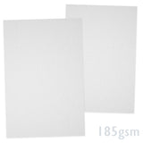 Papel branco vergê 185g/m²