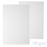 Papel branco vergê 185g/m²