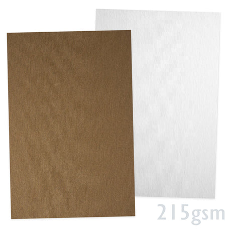 Papel com textura de linho 215g/m² - 10 folhas A4
