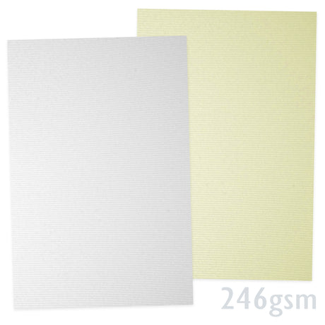 Papel com textura de linho 246g/m²