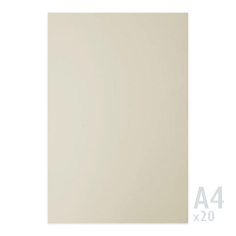 Papel Sirio Color creme 140g/m² - 20 folhas A4