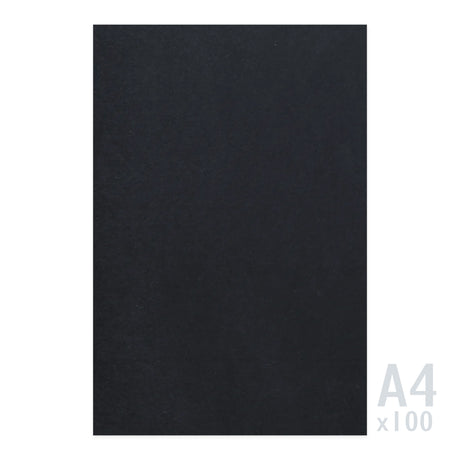 Papel preto 225g/m² - 100 folhas A4