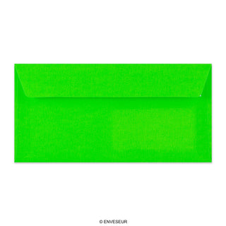 Envelope verde néon 110x220 mm (DL)