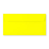 Envelope amarelo néon 110x220 mm (DL)