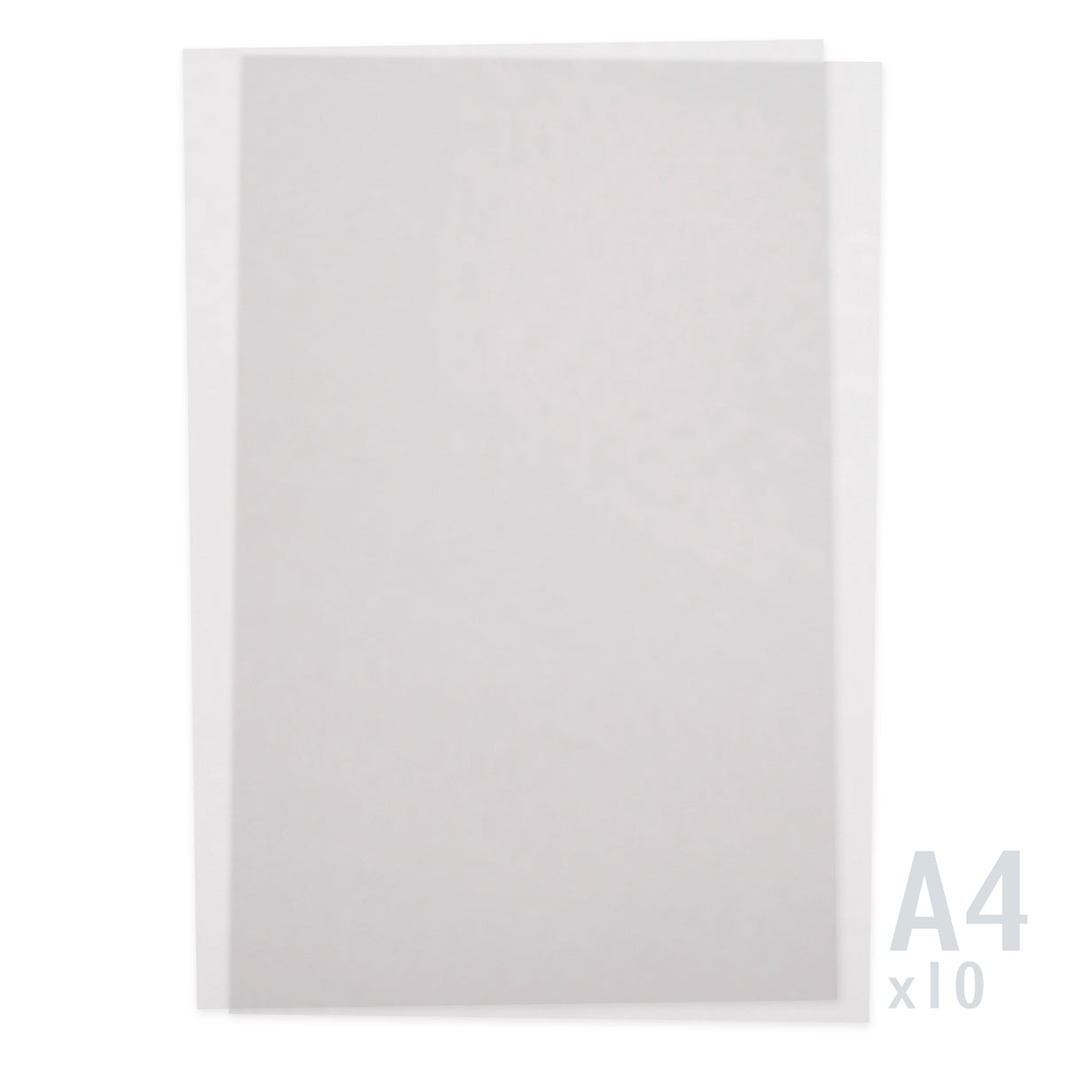 Papel translúcido 90g/m² - 10 folhas A4