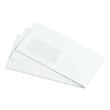 Envelope Opaline com janela 110×220 mm (DL) – Embalagem com 100 unidades