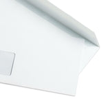 Envelope Opaline com janela 110×220 mm (DL) – Embalagem com 100 unidades
