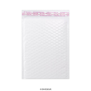 Envelopes almofadados com bolhas coloridas de polietileno