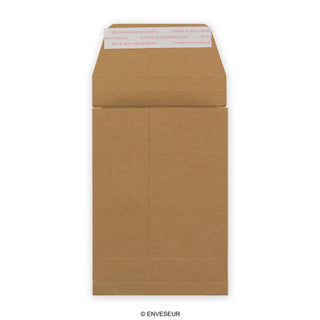 Envelope manila de alto gramagem com reforço 162x114x25 mm (C6)