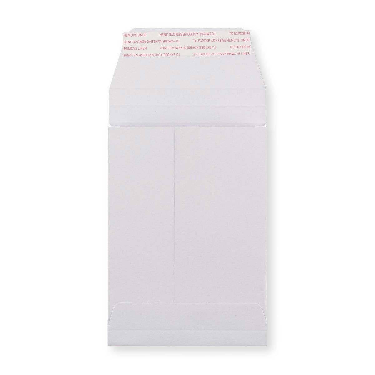 Envelope branco de alto gramagem com reforço 162x114x25 mm (C6)
