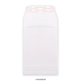 Envelope branco de alto gramagem com reforço 162x114x25 mm (C6)
