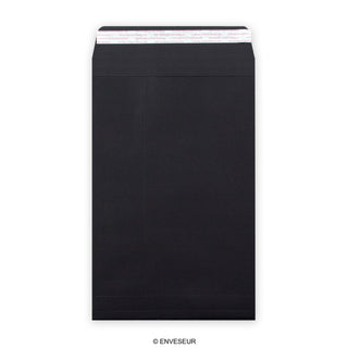 Envelope preto de alto gramagem com reforço 324x229x25 mm (C4)