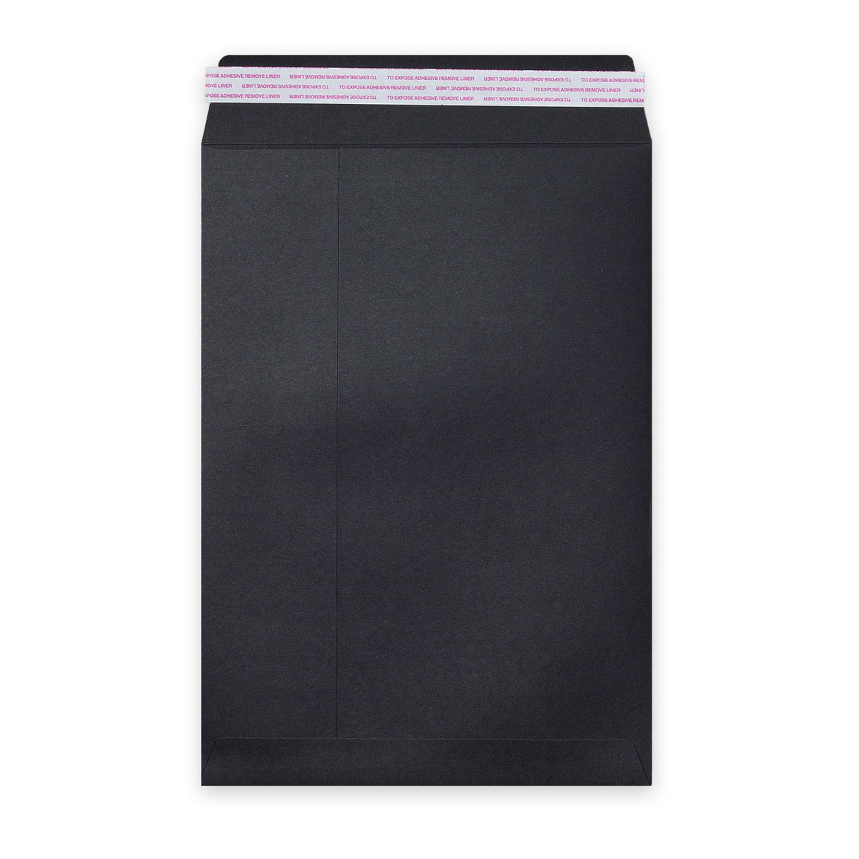Envelope preto de alto gramagem com janela 324x229 mm (C4)