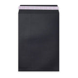 Envelope preto de alto gramagem com janela 324x229 mm (C4)