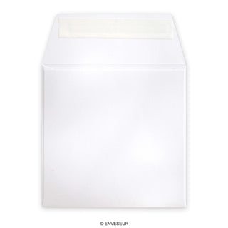 Envelope branco de alto gramagem 125x125 mm