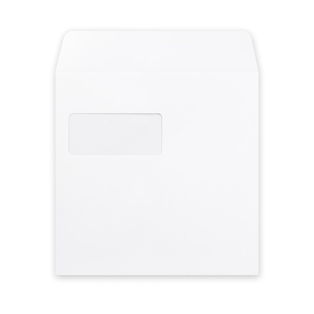 Envelope branco de alto gramagem com janela 220x220 mm