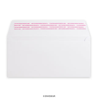 Envelope branco de alto gramagem 114x229 mm